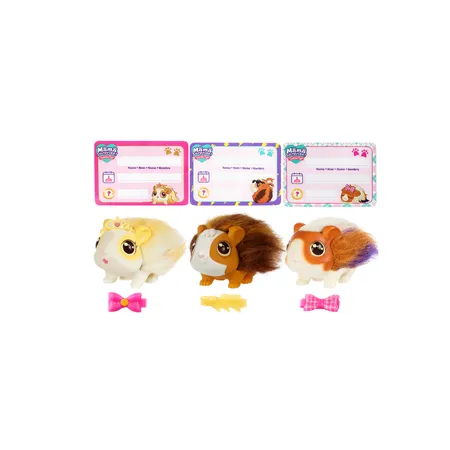 Little Live Pets – Mama Surprise | Mama-Meerschweinchen mit Stall und 3 Überraschungsbabys