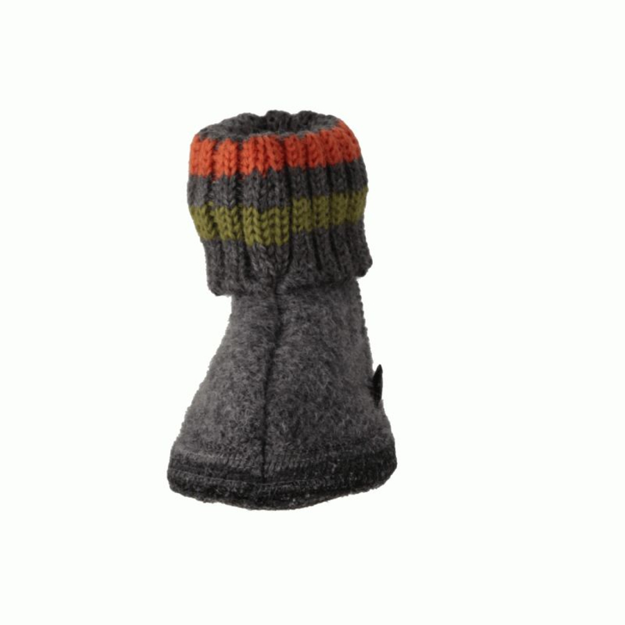 Haflinger Hausschuhe grau