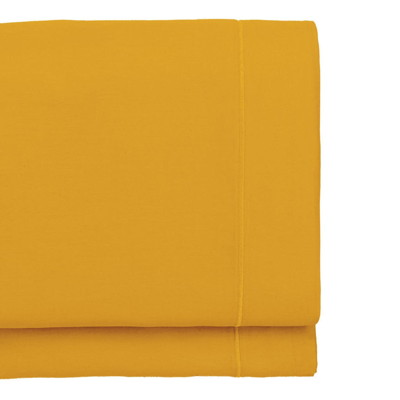 Febronie Drap plat en Satin de Coton Julia jaune
