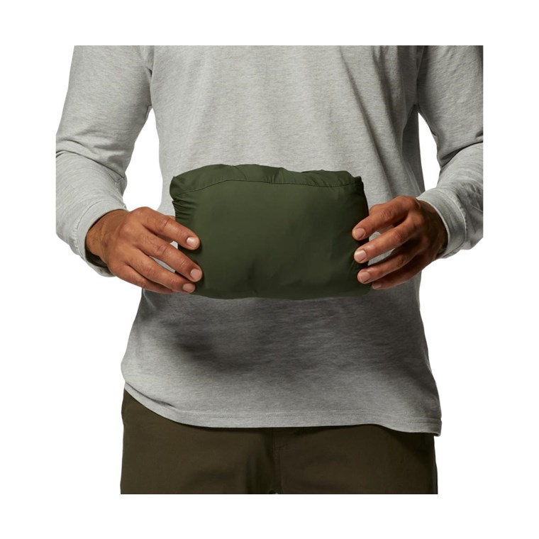 Mountain Hardwear Stretchdown Light Shacket Men Surplus Green