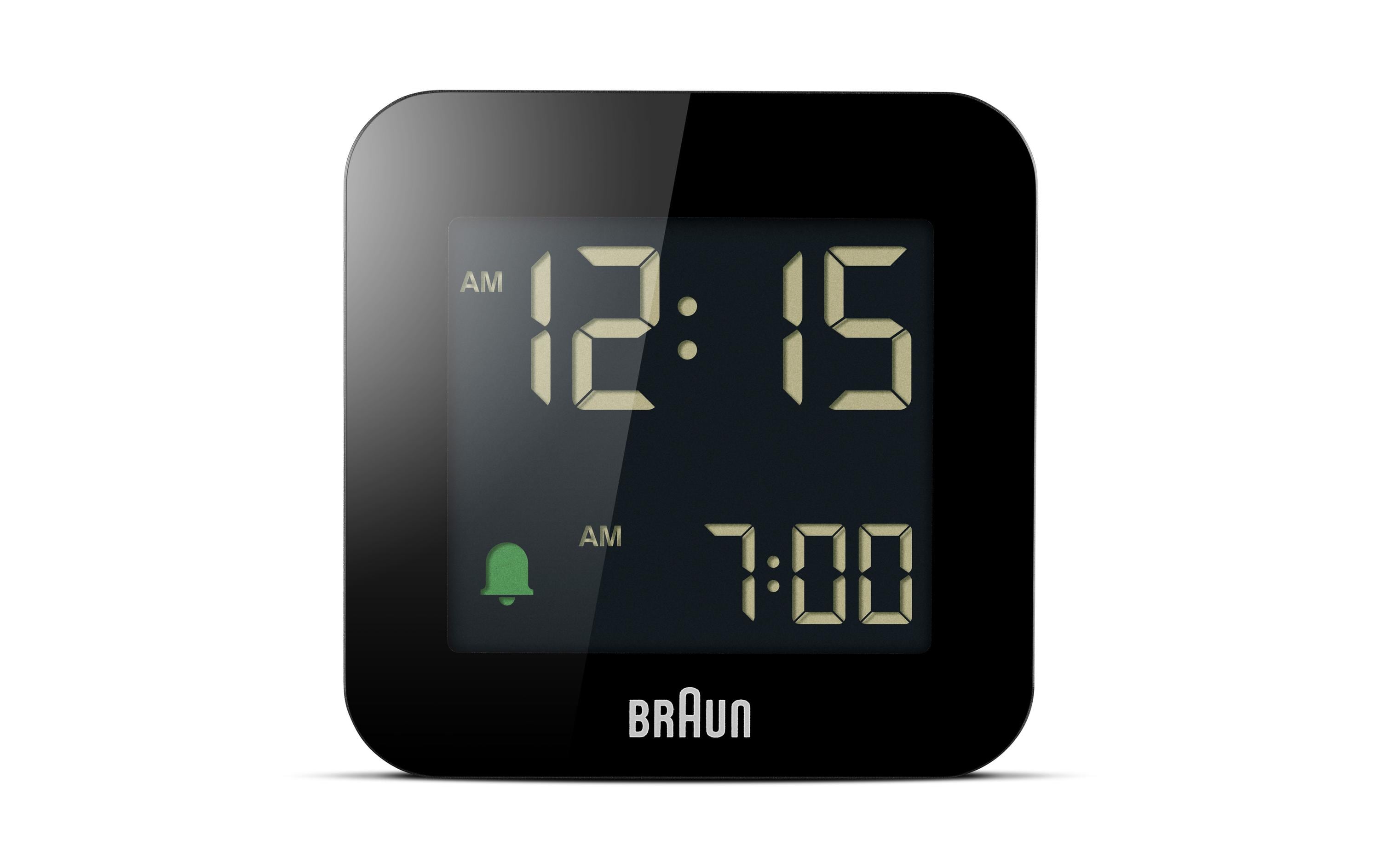 Digitalwecker BC08-DCF SchwarzWecker mit LCD Display