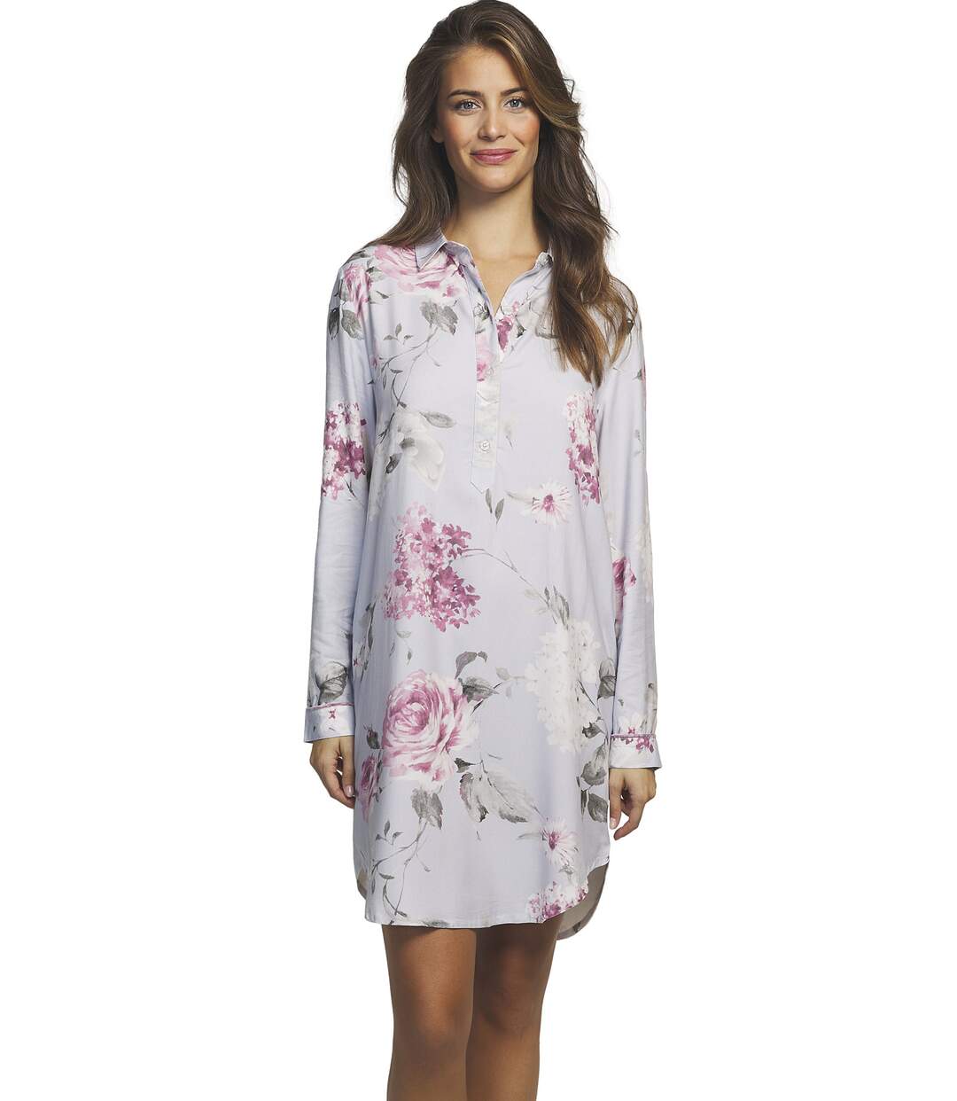 Chemise de nuit manches longues Romantica Selmark