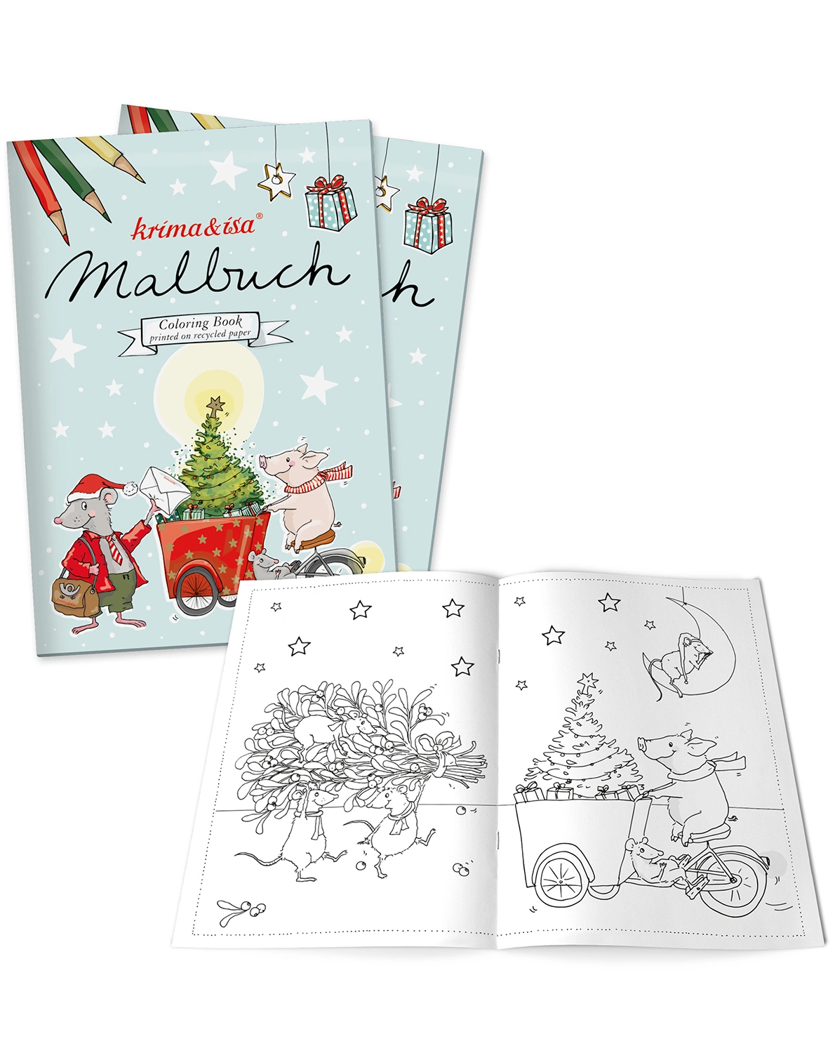 Malbuch WEIHNACHTSZAUBER 2er-Set
