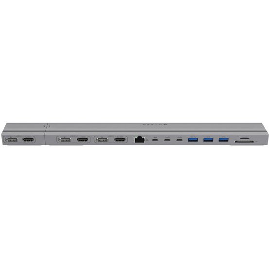 Targus HyperDrive 4K 2 x USB 3.2 Gen 2 (3.1 Gen 2) Type-C Argent