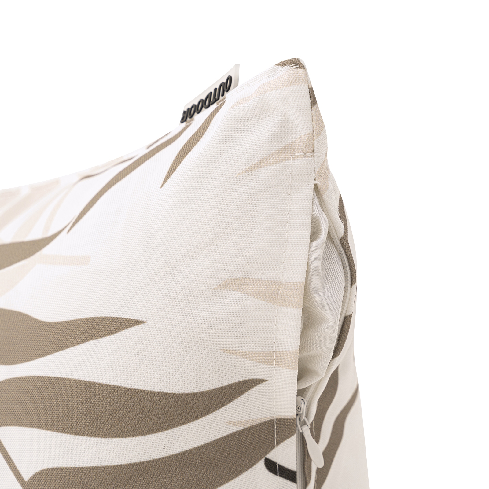 Outdoorkissen LEAF braun/grau 45 x 45 cm