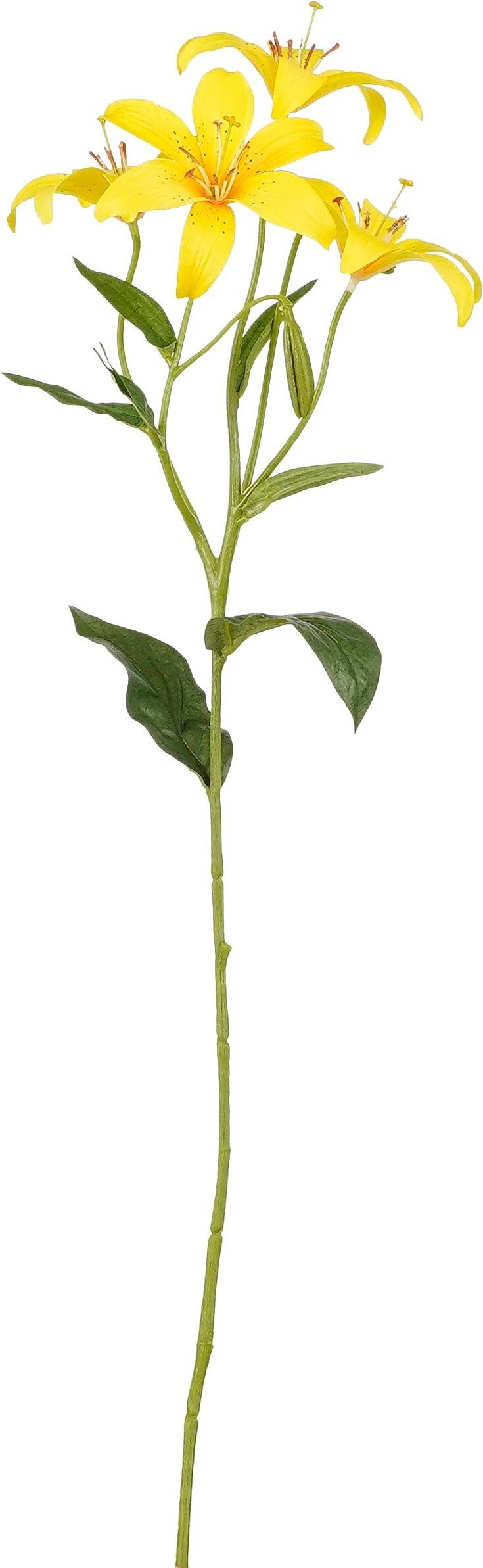 Mica Decorations kunstbloem Lelie geel L 63 cm
