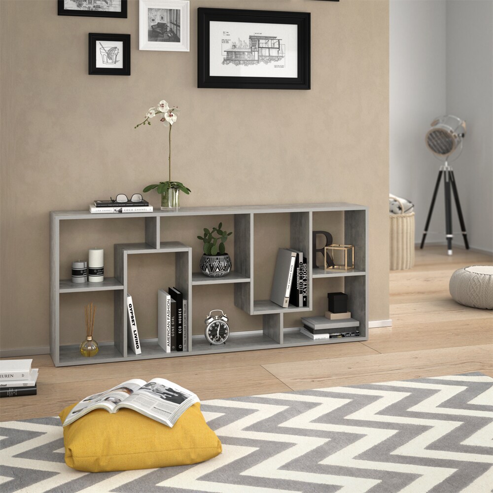 Vicco Raumteiler Noa Bücherregal Standregal Aktenregal Hochregal RegalBeton