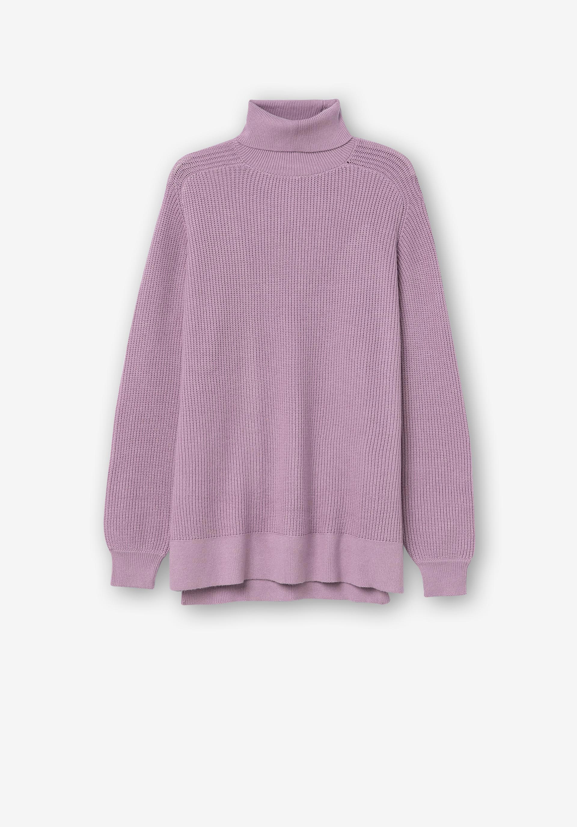Camisola Malha de Gola Alta
