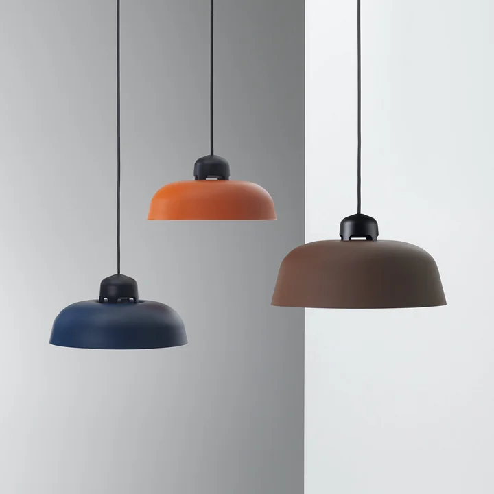 Wästberg - w162 Dalston LED Pendelleuchte s2 gross, schwarz / graphitschwarz