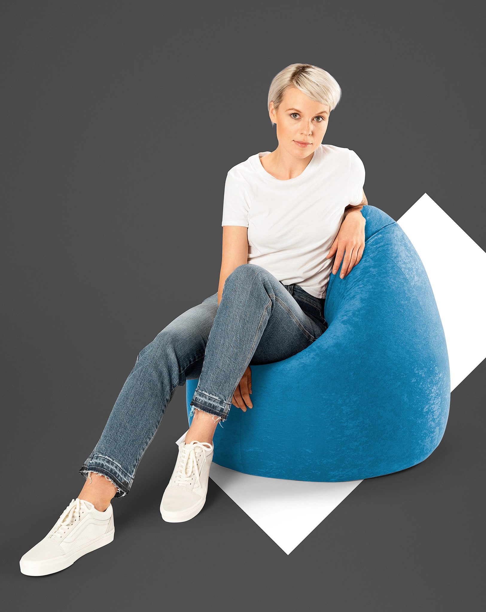 Sitzsack BeanBag EASY XL (Farbe: blau)