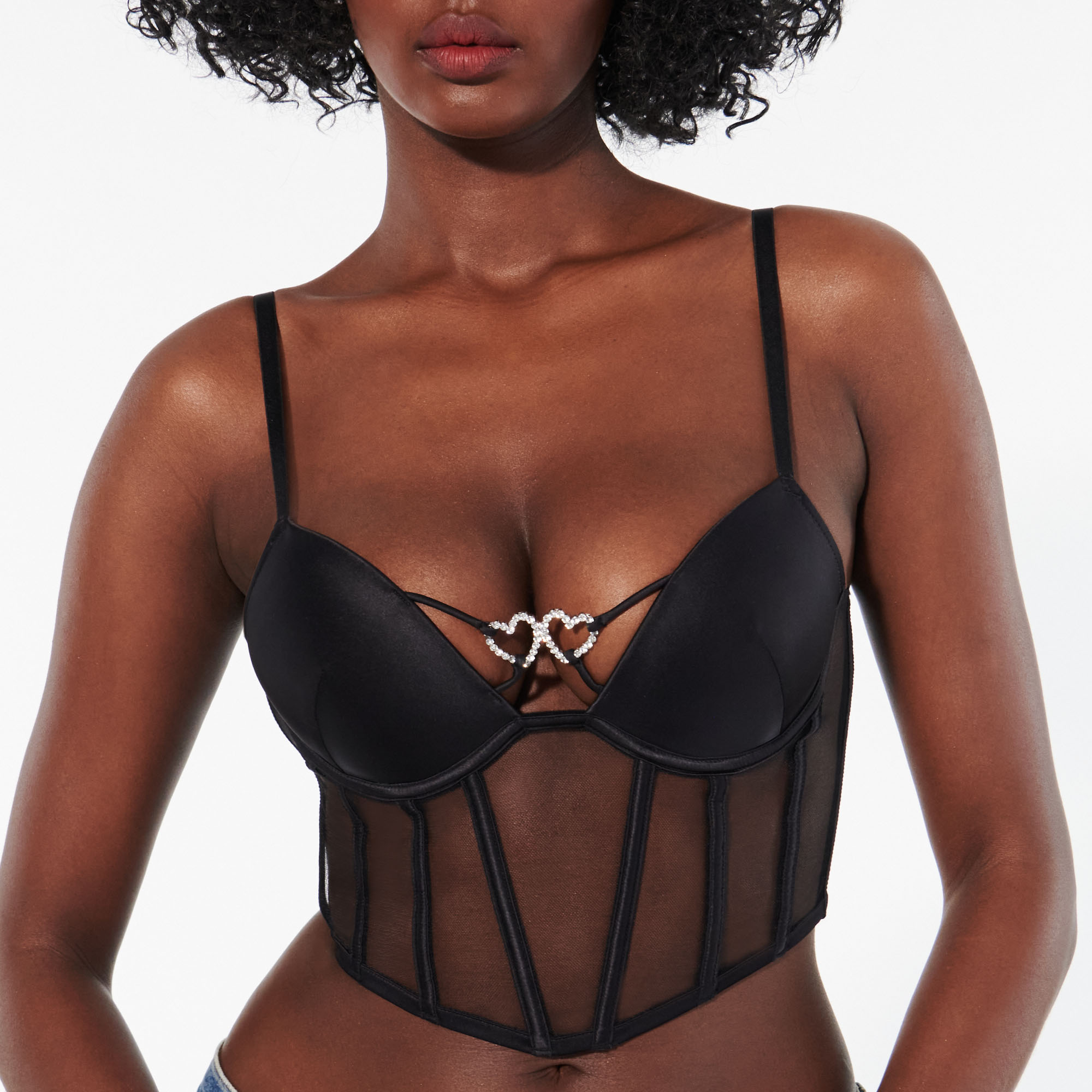 Bustier en satin