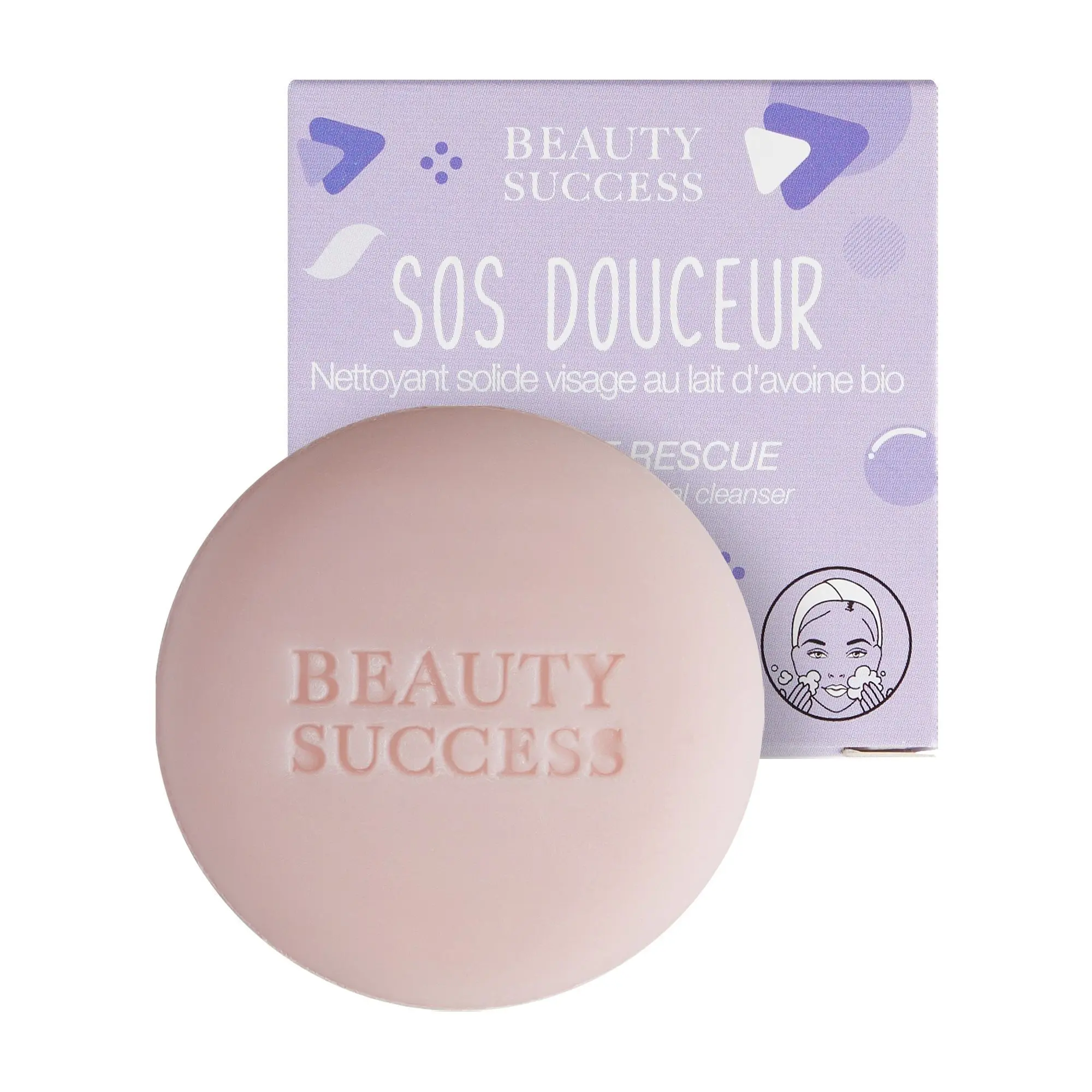 Beauty Success - Nettoyant Solide Visage SOS Douceur Nettoyant Visage- slider-nettoyants-solides