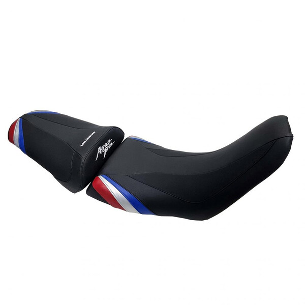 Bagster - Selle Ready Luxe série spéciale Honda Africa Twin 1100 ADV/ADV Sport (2019-) Noir / Bleu / Rouge / Argent