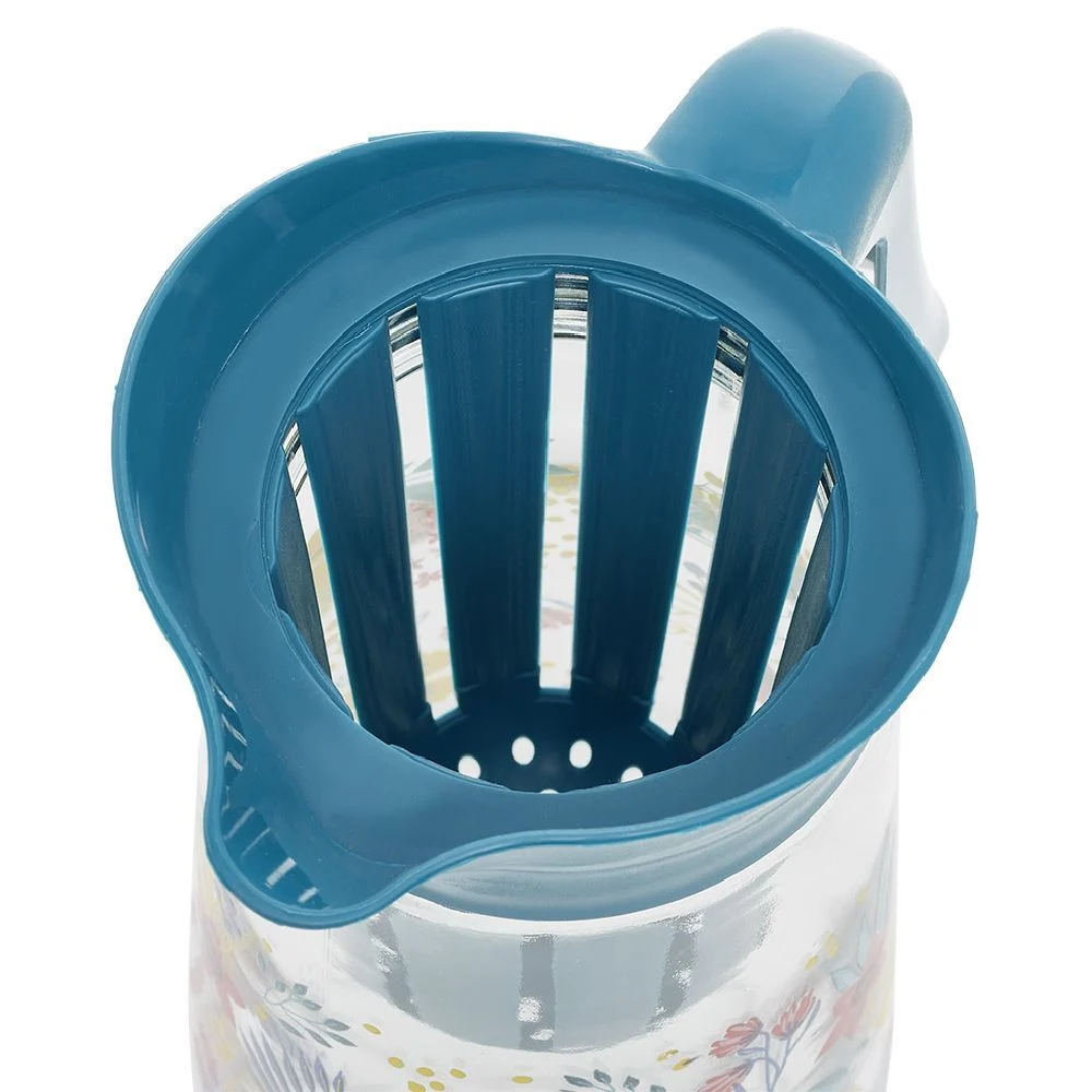 Carafe en verre 1,5L avec infuseur en silicone
