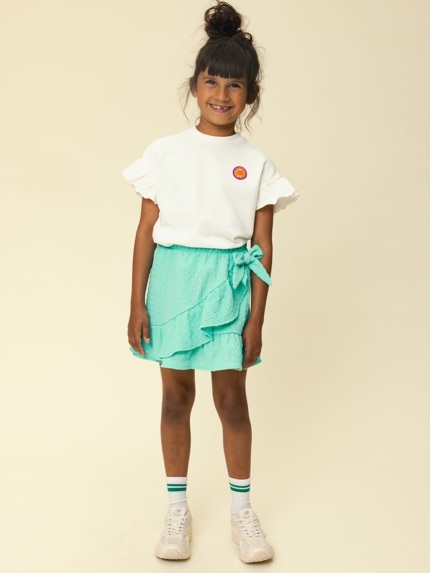Looxs Looxs little crinckle skirt bright green