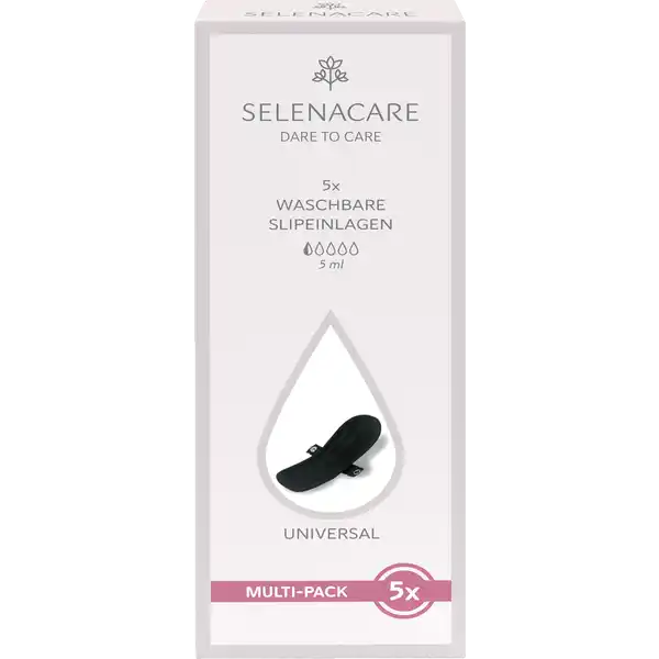Waschbare Slipeinlage schwarz Multi-Pack
