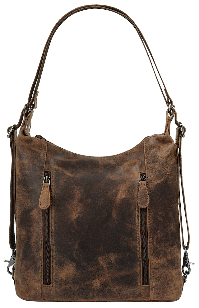 Bagan Cityrucksack echt Leder