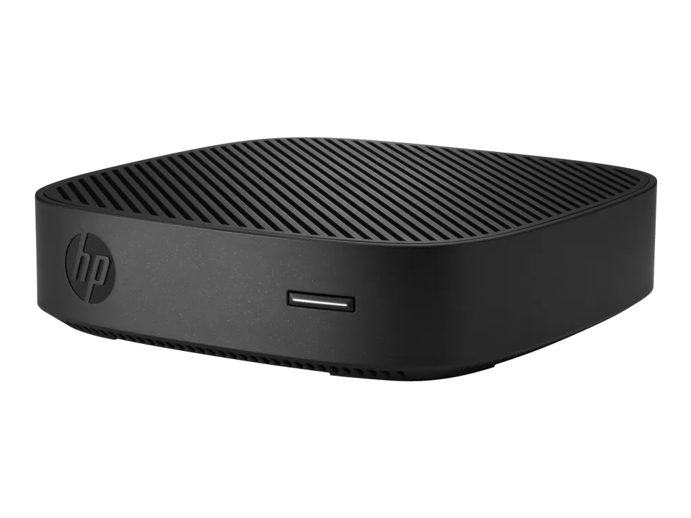HP t430 v2 - Tynd klient - DTS 1 x Celeron N4020 / op til 2.8 GHz - RAM 4 GB - flash - eMMC 32 GB - eMMC 5.1 - UHD Graphics 600 - Gigabit Ethernet - HP ThinPro 64-bit - skærm: ingen - tastatur: Internationalt engelsk - TAA-kompatibel