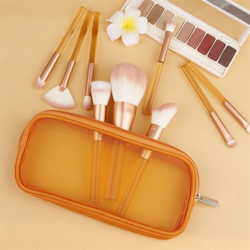 Translucent Perfection Makeup Brush Set - Orange