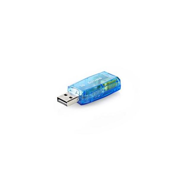 Nedis Placa de Som Externa 5.1 3D USB - USCR10051BU