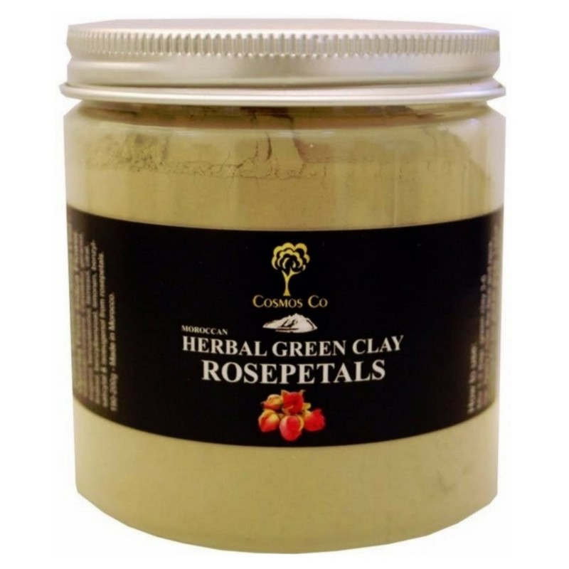 Cosmos Co Herbal Green Clay Rosepetals 190 gr.