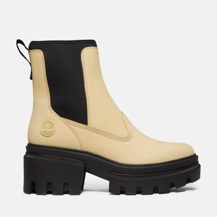 Bota Chelsea Everleigh Feminina na cor Bege