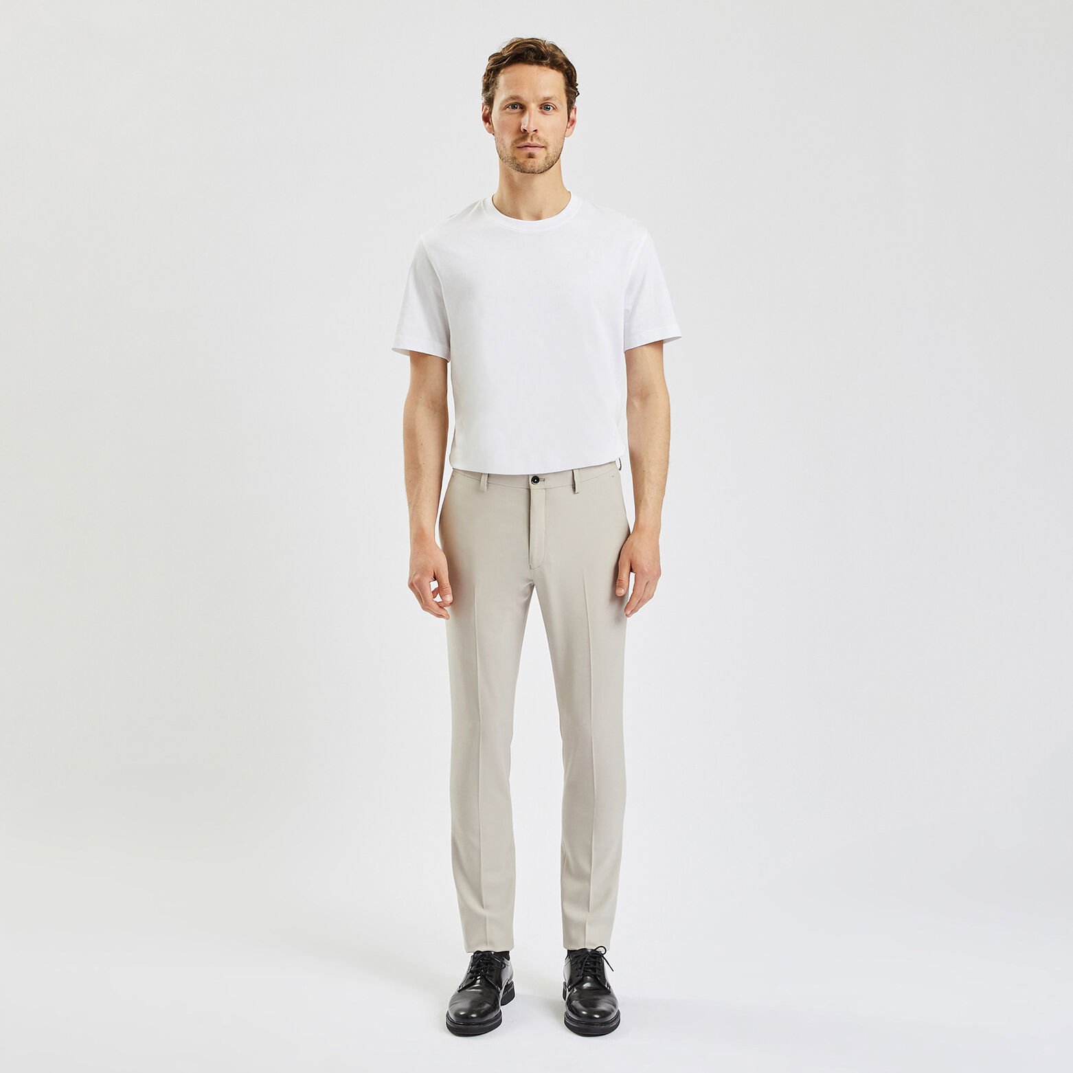 Pantalon de costume extra slim Beige