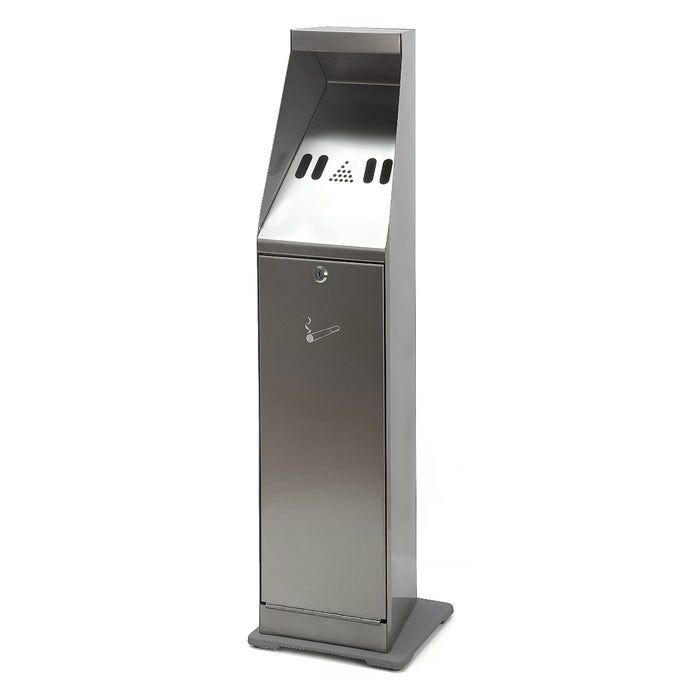 Peukenzuil Vrijstaand RVS Asbak staand Vepa Bins zuil vrijstaand RVS 31025411 (VB025411)
