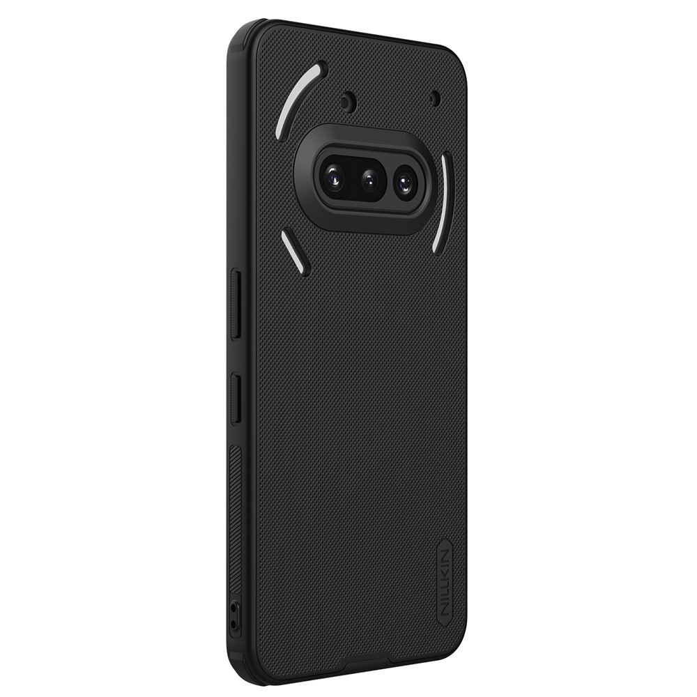 Nothing Phone (3a) Hardcase Schutzhülle Grip Design MagSafe-Modul - Schwarz