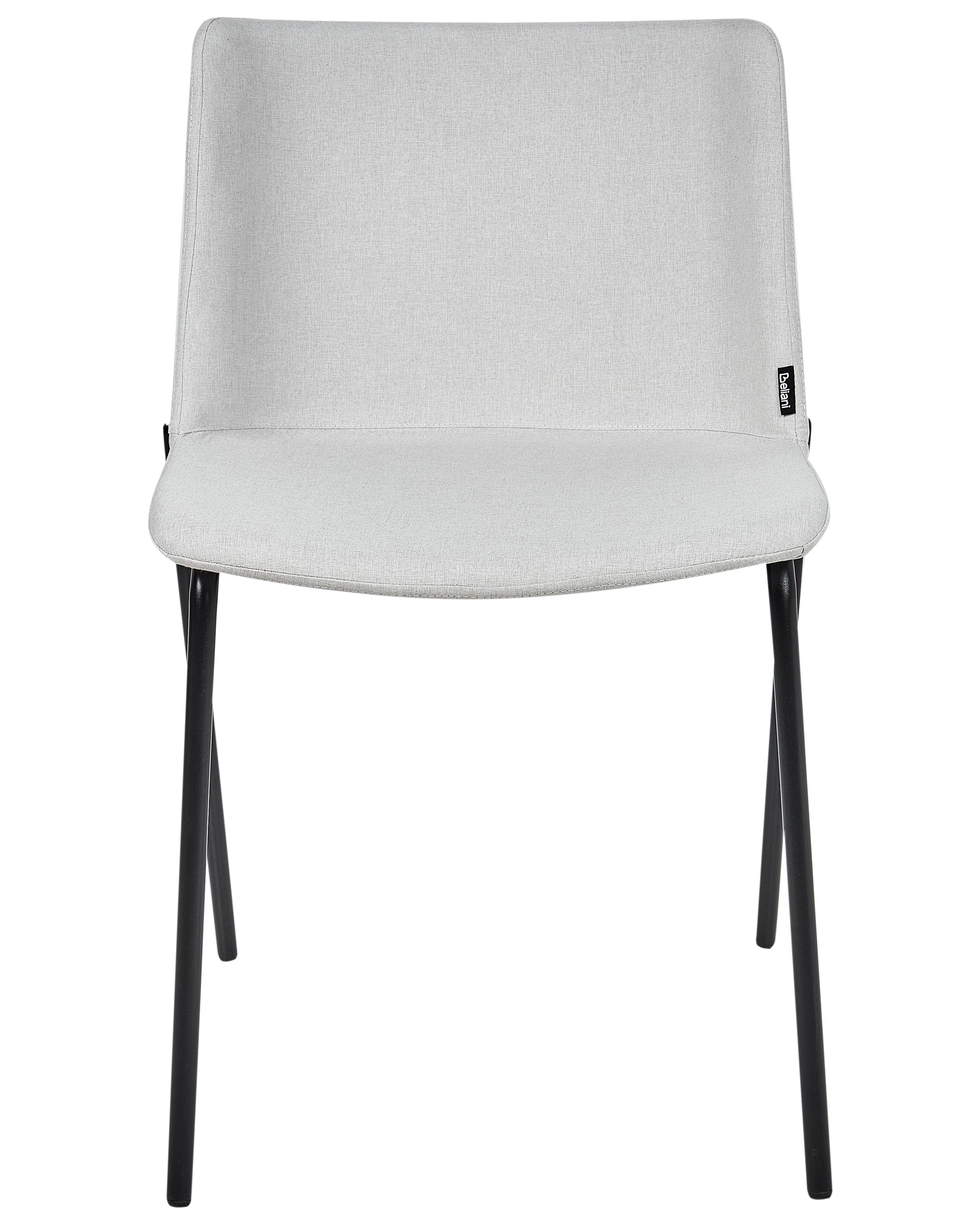 Set van 2 eetkamerstoelen ESBON Lichtgrijs