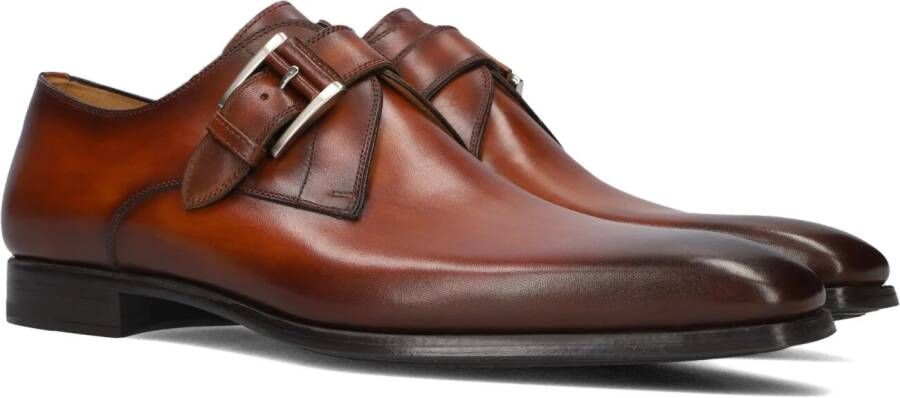 MAGNANNI Nette Schoenen Heren 15477 Maat: 46 Materiaal: Leer Kleur: Cognac