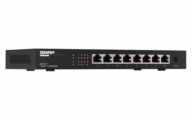 Switch QSW-1108-8T 8 Port<br>2.5GbE Ethernet Unmanaged Switch