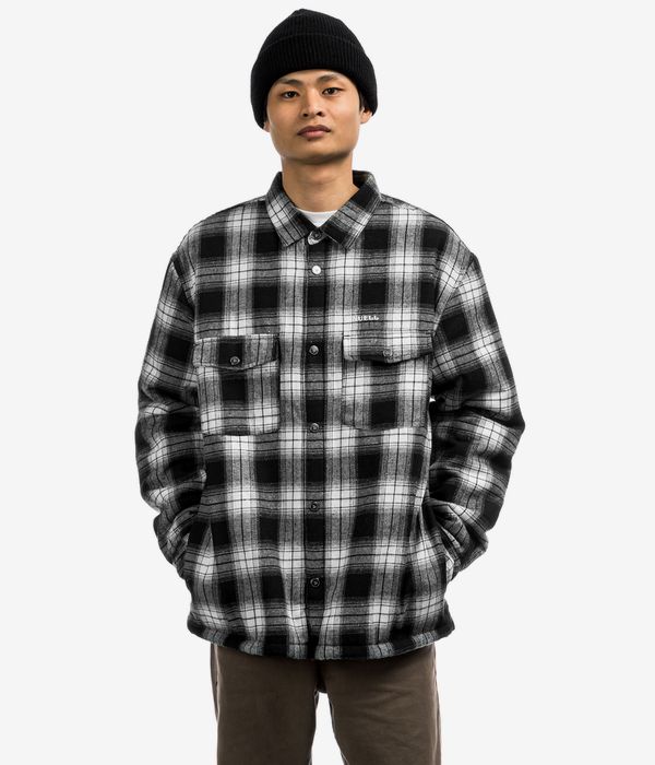 Anuell Hatchet Lined Flanell Jacke (black white)