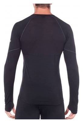 Maillot Manches Longues Icebreaker 150 Zone Crewe Noir