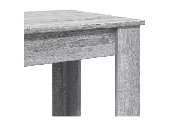 Table de bar sonoma gris 102x50x103,5 cm bois d'ingénierie