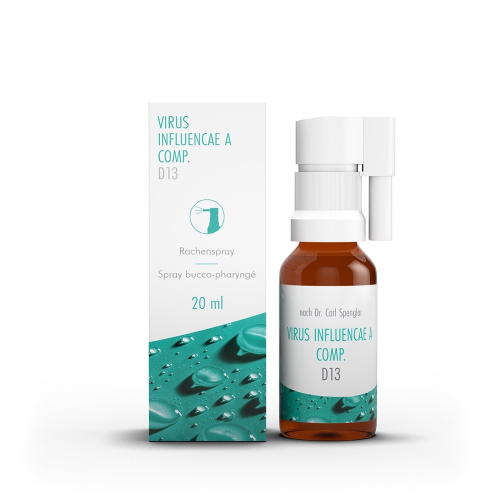 SPENGLER Virus influencae A comp. Mund- und Rachenspray 13 D<br>20 ml, Spray, NEU