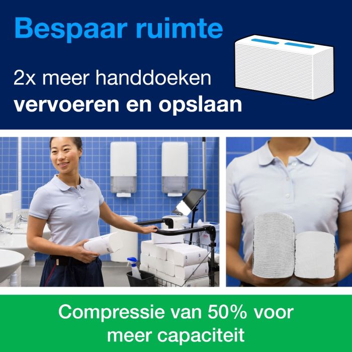 Tork 100585 PeakServe Continue Handdoek paper circle 1-laags Wit H5 Universal (100585)