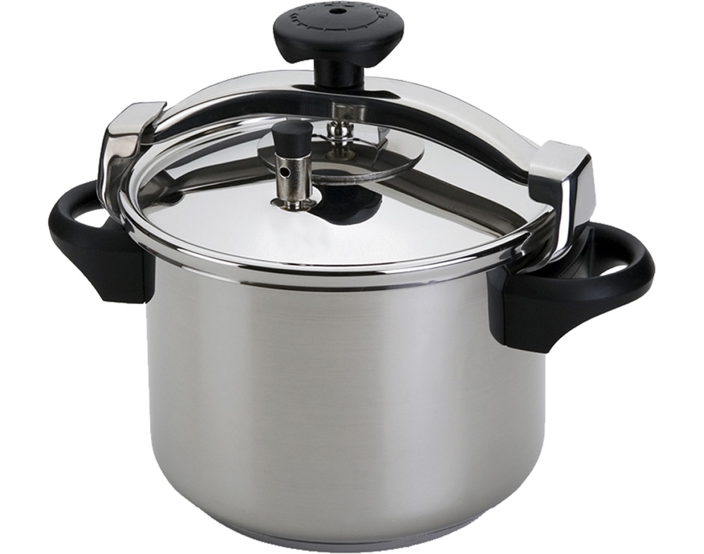 PANELA DE PRESSÃO SEM CESTO DE INDUÇÃO SILAMPOS EM INOX 6L