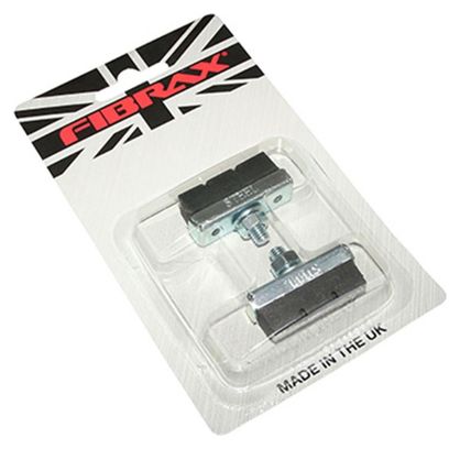 Porte patin frein city caliper symetric fibrax condition humide pour jante acier 40mm (1 paire sur carte)