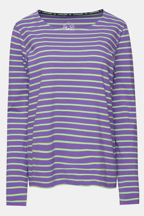Ringelshirt, Langarm, Rundhals