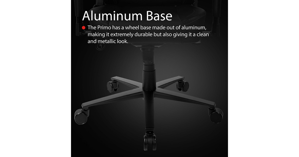 ArozziPrimo - Full Premium Leather - Anthracite gamestoel  (Antraciet)