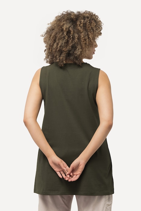 Longtop, Classic Fit, Carree-Ausschnitt, ärmellos