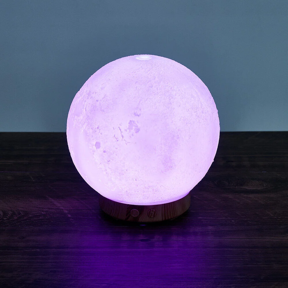 Diffuseur huile essentielle lune blanche