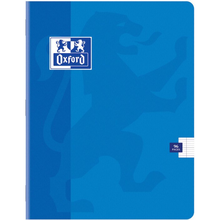 Cahier piqûre Color Life Oxford 17 x 22 cm grands carreaux 96 pages