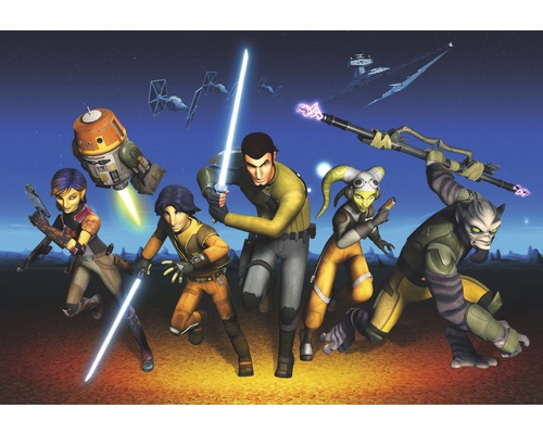 Fotobehangpapier 8-486 Disney Edition 4 Star Wars Rebels Run 8-delige set 368 x 254 cm