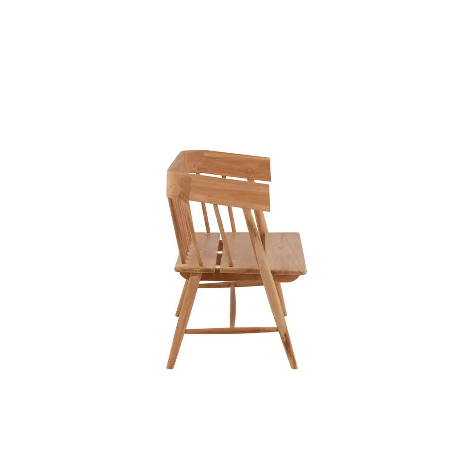 Tuinbank Naturel Teakhout - 132x132x85cm - Split