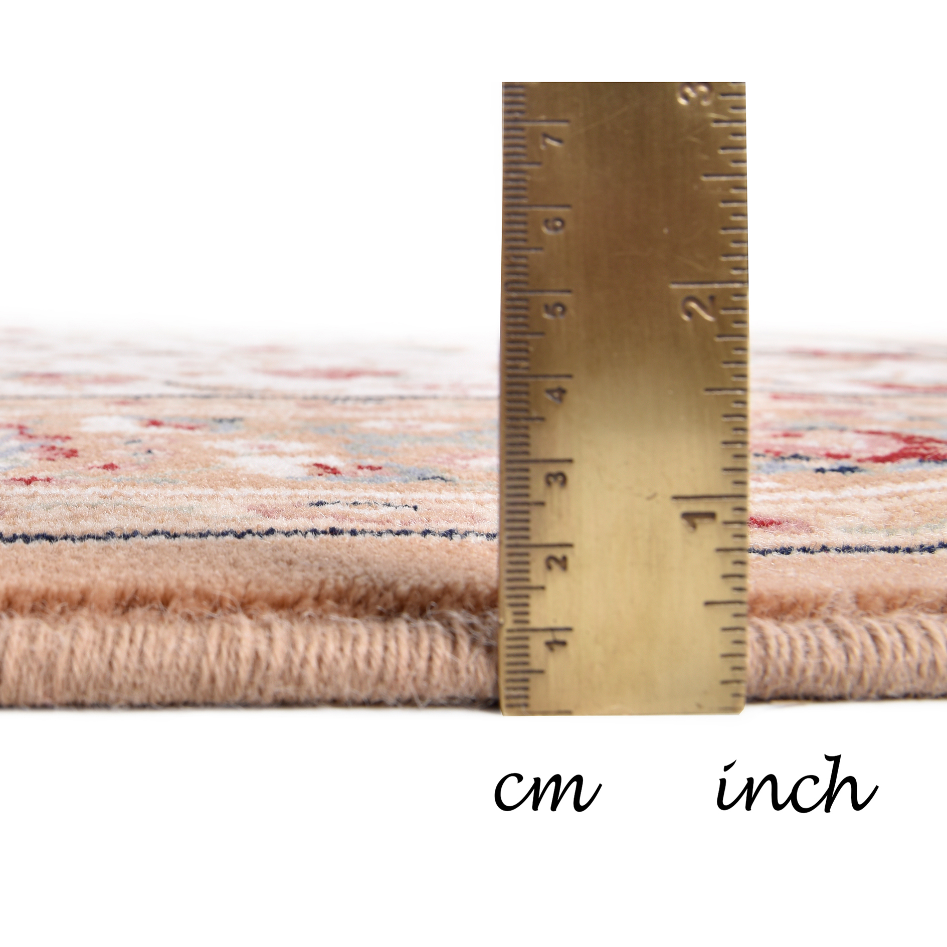 Orient-Teppich DOLNA - beige - Schurwolle - 50x80 cm