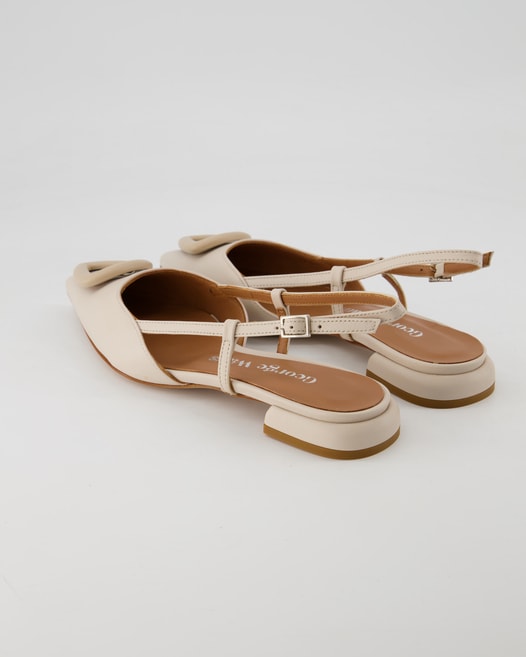 George Watts 7104 Slingpumps in Beige