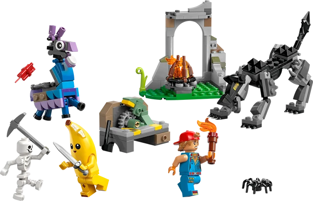 Peely og Sparkplug slår leir på sletten LEGO® Fortnite (77075)