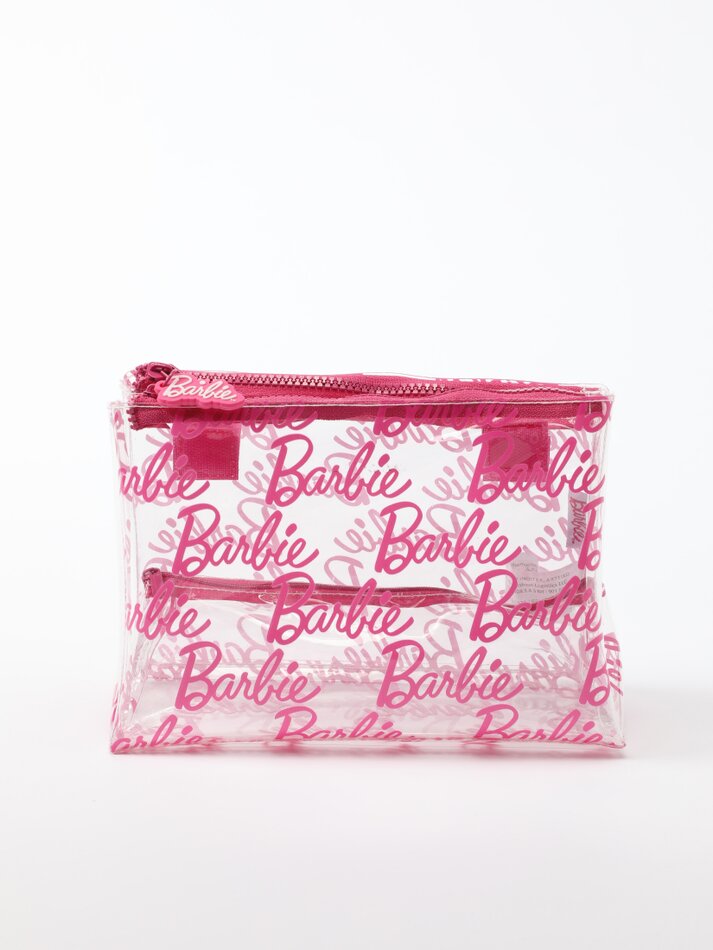 Nécessaire Barbie com três compartimentos - Rosa